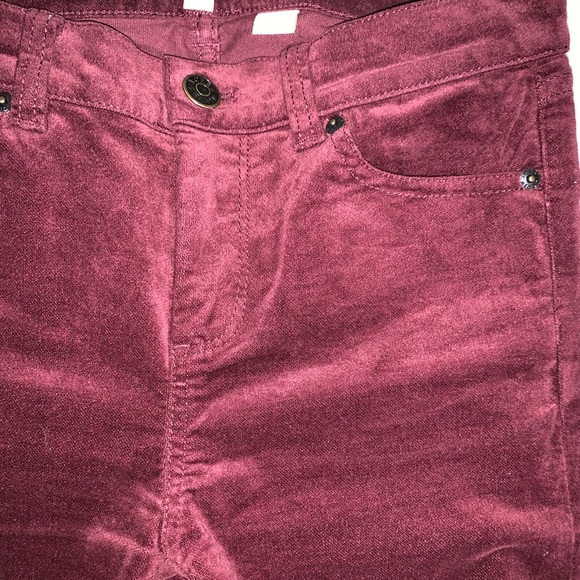 J CREW VELVET PANTS - Picture 2 of 3